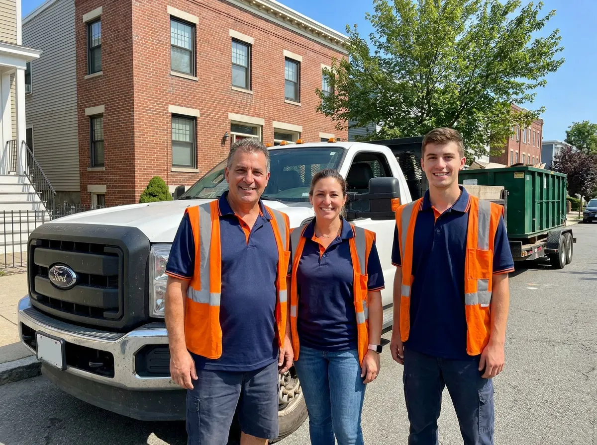 Home Plate Dumpster Rental dumpster rental team in Boston, MA